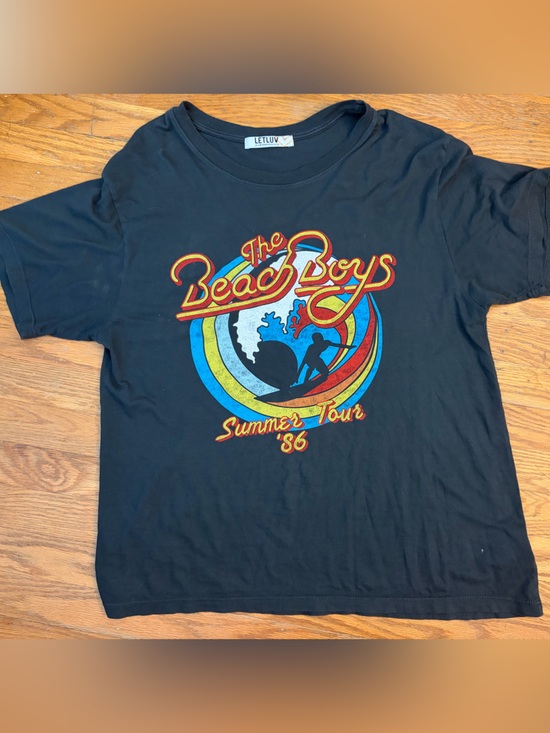 Letluv Tops - Beach Boys -tshirt -M
